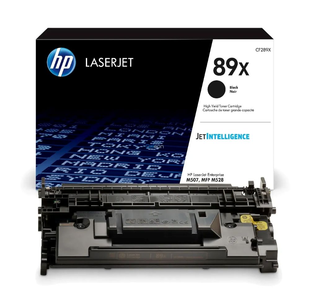 Tóner HP 89X Negro Original Gran Capacidad CF289X para LaserJet Enterprise
