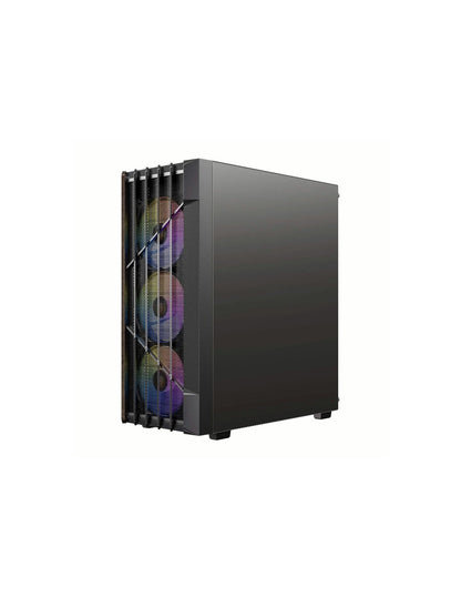Case Antec AX63 Wood ARGB Mid Tower con 4 Ventiladores ARGB ATX