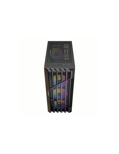 Case Antec AX63 Wood ARGB Mid Tower con 4 Ventiladores ARGB ATX