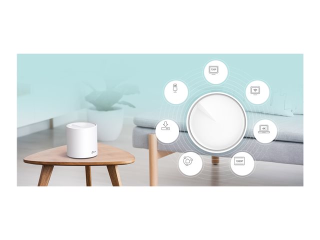TP-Link Deco X60 AX3000 Sistema Wi-Fi Mesh 6 Dual Band Gigabit 3-Pack