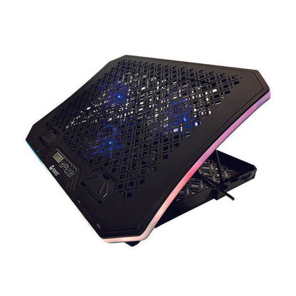 COOLER TEROS TE-7130N, COMPATIBLE CON NOTEBOOKS DE HASTA 15.6", 3 FAN DE 11 CM