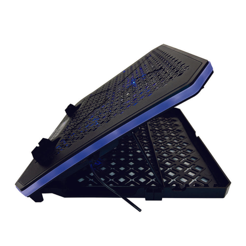 COOLER TEROS TE-7130N, COMPATIBLE CON NOTEBOOKS DE HASTA 15.6", 3 FAN DE 11 CM
