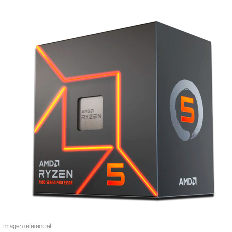 Procesador AMD Ryzen 5 7600 5.1GHz 6 Núcleos 32MB Cache AM5 Gráficos Integrados