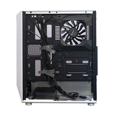 Case Gamer TEROS TE-1322G Mid Tower ATX RGB Blanco con Vidrio Templado