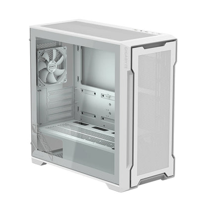 Case Gigabyte C102 Glass ICE Mid Tower Blanco Vidrio Templado