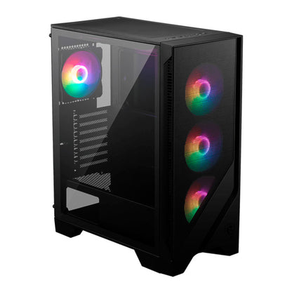 Case MSI MAG FORGE 120A AIRFLOW Mid Tower ATX Vidrio Templado ARGB Negro