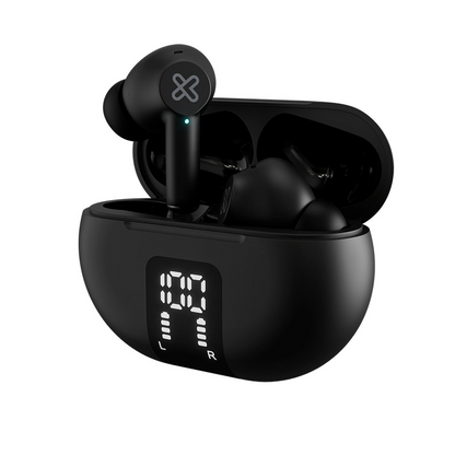 Audífonos Klip Xtreme KTE-755BK TWS Bluetooth 5.4 ANC ENC IPX4 Negro