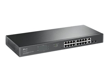 Switch TP-Link JetStream TL-SG1218MP V1 18 Puertos Gigabit PoE+ Rackeable 250W