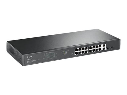 Switch TP-Link JetStream TL-SG1218MP V1 18 Puertos Gigabit PoE+ Rackeable 250W