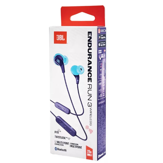 Audífonos JBL Endurance Run 3 Bluetooth In Ear Morado con Micrófono
