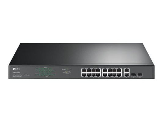 Switch TP-Link JetStream TL-SG1218MP V1 18 Puertos Gigabit PoE+ Rackeable 250W