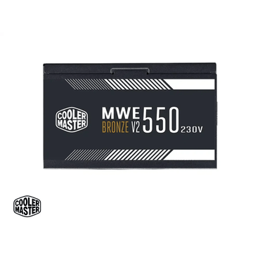 Fuente de Poder Cooler Master MWE 80 Bronze V2 550W 230V ATX con Ventilador 120 mm