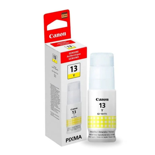 Tinta Canon GI-13Y Yellow Original 70ml para PIXMA G510 G610