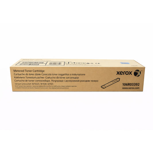Tóner Xerox 106R03392 Negro Original Negocio Especial Rendimiento 21,000 Páginas