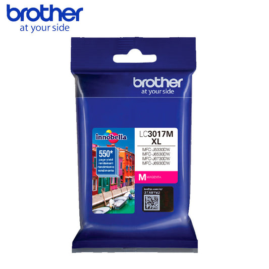 Tinta Brother LC3017M Magenta Original 550 Páginas para MFC-J5330DW MFC-J6730DW