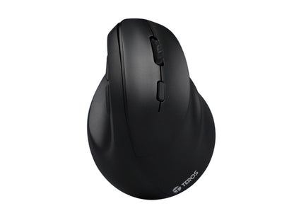 Mouse Inalámbrico Teros TE-1249AI IA Bluetooth USB-C 3200 DPI 8 Botones Negro