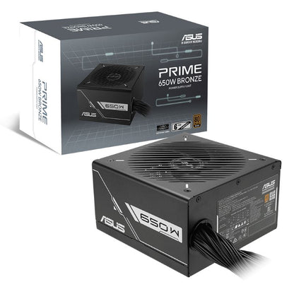 Fuente de Poder ASUS Prime 650W 80 Plus Bronze ATX Ventilador 135mm Negro