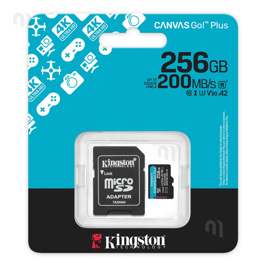 MEMORIA SDXC KINGSTON 256GB 200MB/S U3 CLASE 10