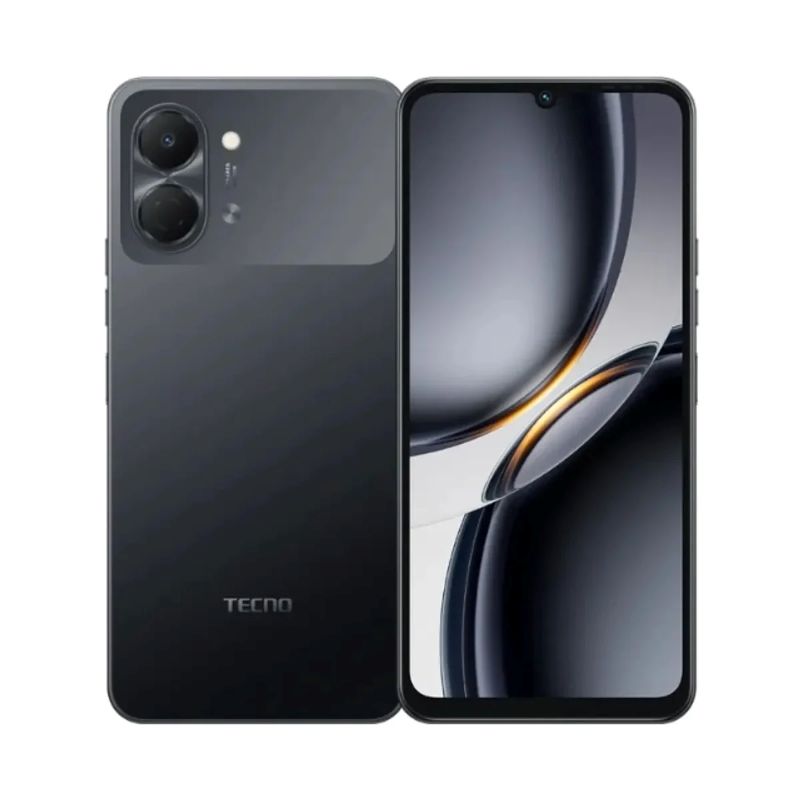 Smartphone Tecno Spark Go 3 KN3 4GB 64GB 4G LTE Ink Black Dual SIM 6.75" 120Hz