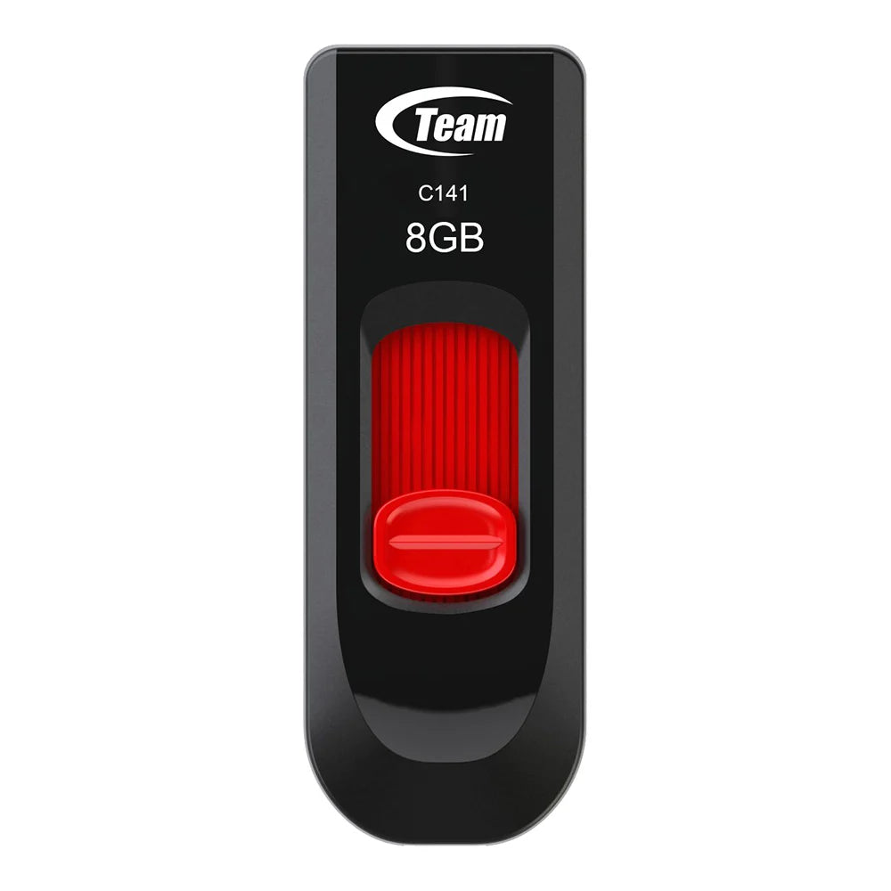 MEMORIA USB TEAMGROUP C141 8GB USB 2.0 ROJO