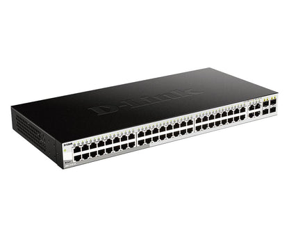 Switch Smart D-Link DGS-1210-52 Administrable Capa 2 48 Puertos Gigabit 4 SFP