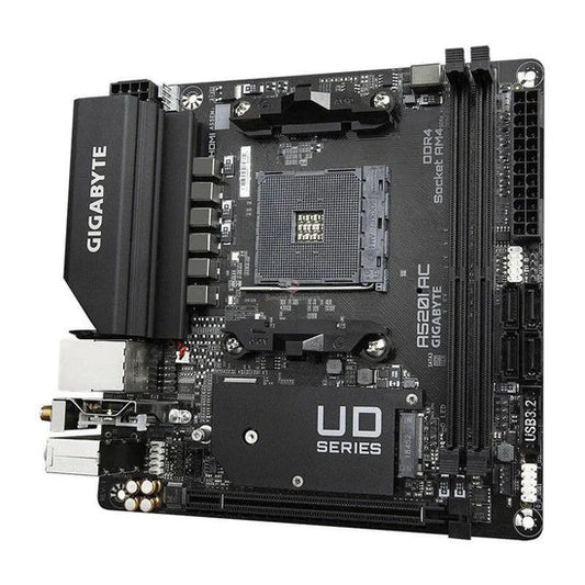 MOTHERBOARD GIGABYTE AMD AM4 A520I AC