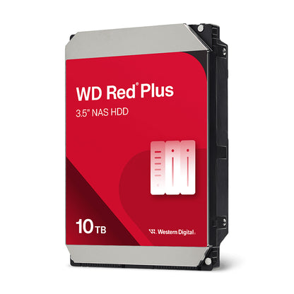 Disco Duro Western Digital WD Red Plus 10TB 3.5" SATA 7200RPM 512MB Caché para NAS