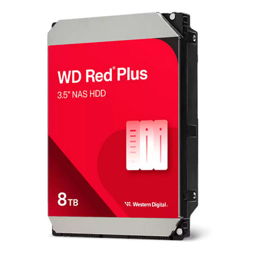 Disco Duro Western Digital Red Plus NAS 8TB WD80EFPX SATA 6Gb/s 3.5 CMR