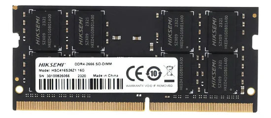 MEMORIA RAM HIKVISION DDR4 16GB 2666MHZ SODIMM PARA LAPTOP