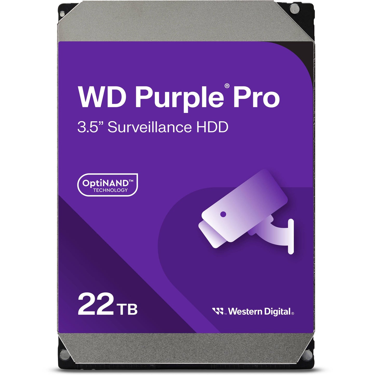 Disco Duro Western Digital WD Purple Pro 22TB SATA 7200RPM 3.5” 512MB Caché para Videovigilancia IA