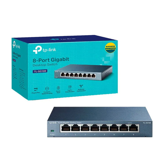 Switch Hikvision DS-3E1309P-EI/M 8 Puertos PoE+ Fast Ethernet Smart