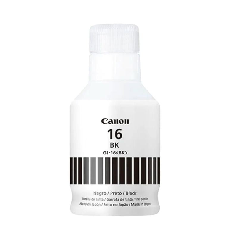 Kit de Tinta Canon GI-16 BK Negro con Cabezal PH-S Maxi Original 167ml para MAXIFY GX6010 GX7010