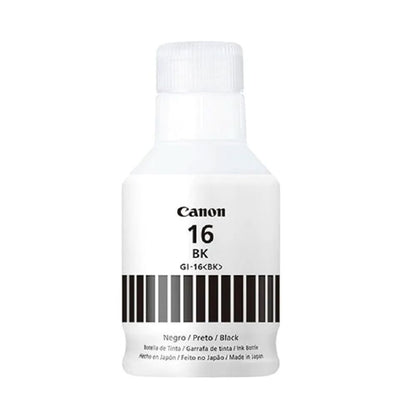 Kit de Tinta Canon GI-16 BK Negro con Cabezal PH-S Maxi Original 167ml para MAXIFY GX6010 GX7010