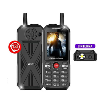 Celular Blackphone B3R 6000mAh 3G Rugged Dual SIM 2.4” Negro
