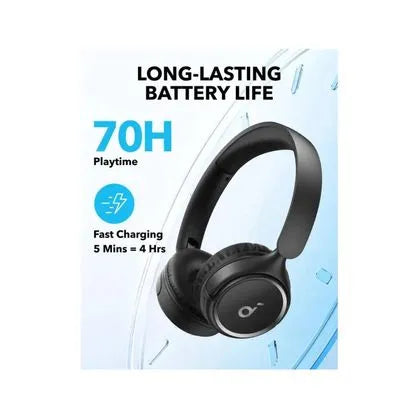 Audífonos Soundcore H30i Black Bluetooth 5.3 Wireless On-Ear