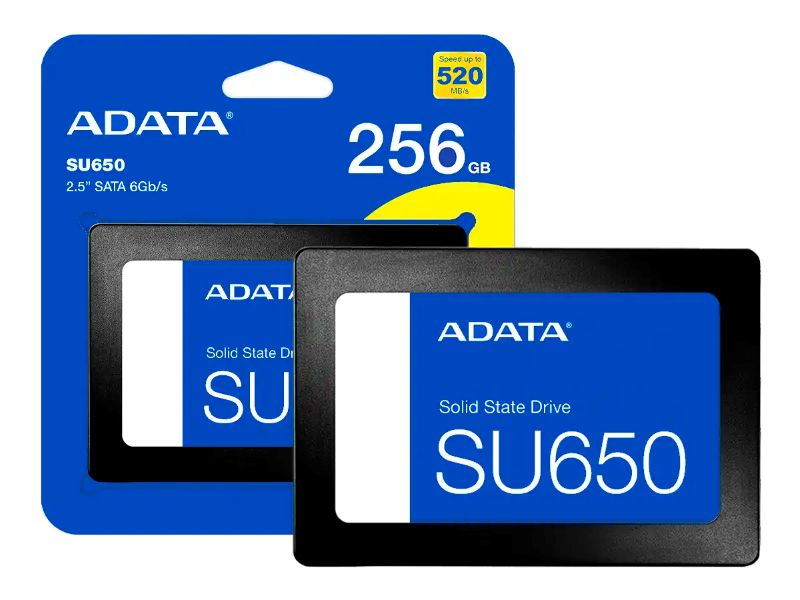 SSD ADATA Ultimate SU650 256GB 2.5" SATA III 520MB/s 3D NAND