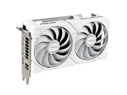 Tarjeta de Video ASUS Dual Radeon RX 9060 XT White OC 16GB GDDR6 PCIe 5.0 HDMI DisplayPort