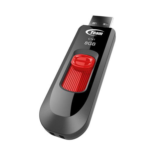 MEMORIA USB TEAMGROUP C141 8GB USB 2.0 ROJO