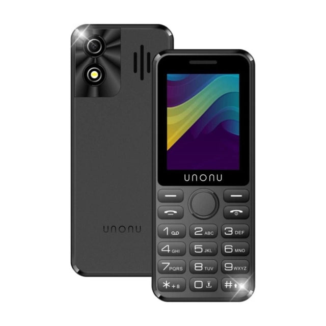 Celular UNONU SNAP 4G Dual SIM 2.4" Negro Básico