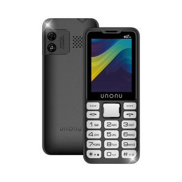 Celular UNONU LINK 4G Dual SIM 2.4" Negro Básico