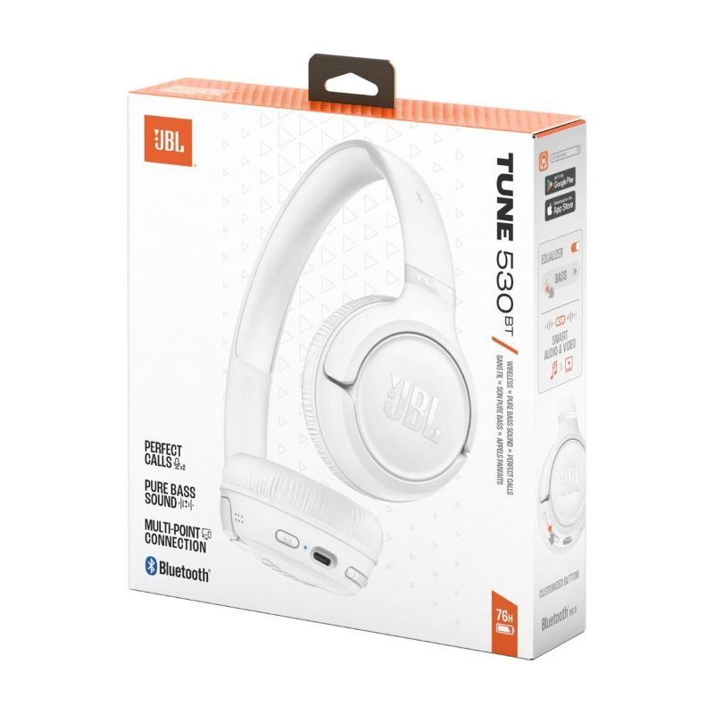 JBL Tune 530BT Audífonos Bluetooth 6.0 76 Horas Blanco
