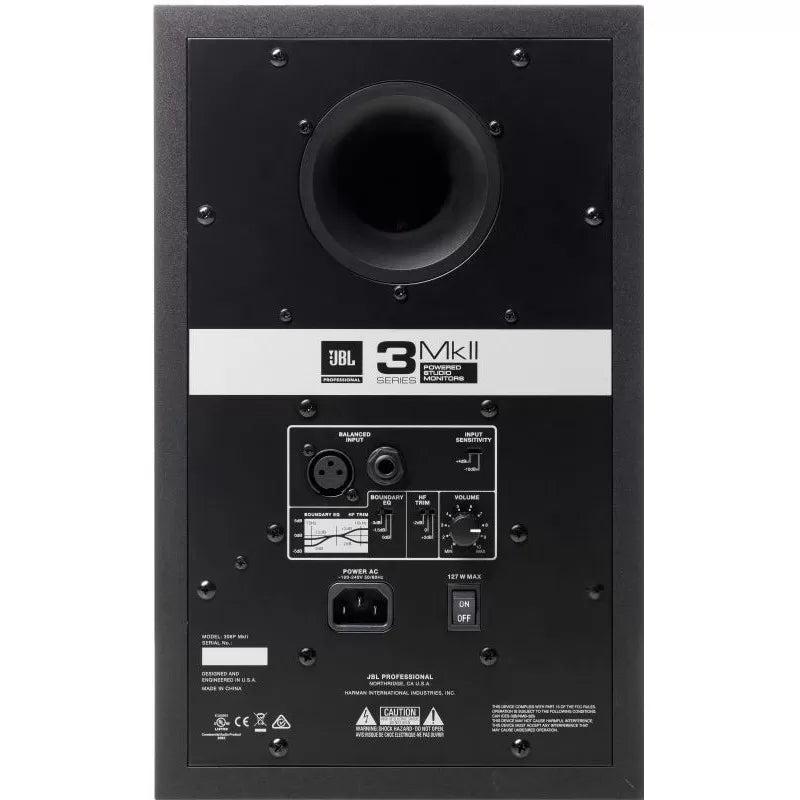 JBL Pro 306P MkII Monitor de Estudio Activo 6.5 Pulgadas 112W Negro