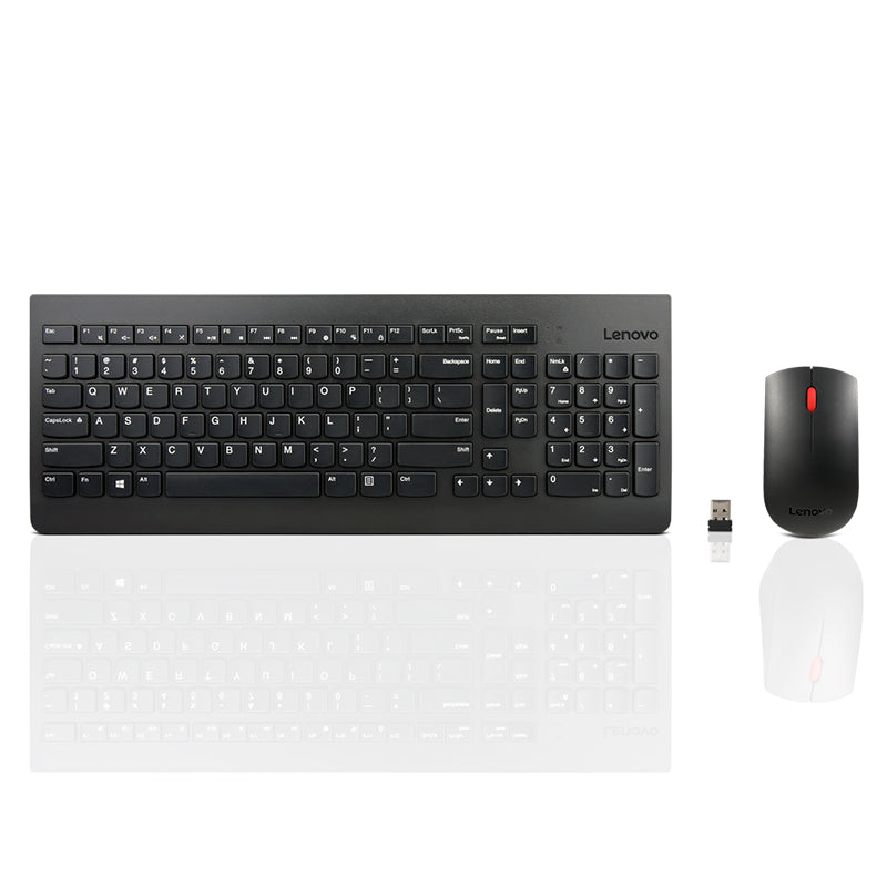Kit Teclado y Mouse Lenovo 300 Inalámbrico USB Español 1200 DPI Negro