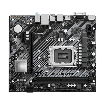 MOTHERBOARD ASROCKH610M-HDV/M.2 R2.0, CHIPSET INTEL H610, LGA1700, MATX