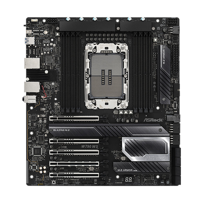 Motherboard ASRock W790 WS R2.0 Intel W790 LGA4677 DDR5 ECC E-ATX