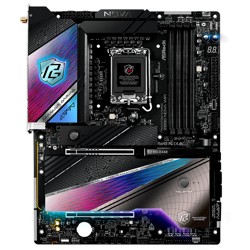 Motherboard ASRock Z890 Nova WiFi Intel Z890 LGA1851 ATX DDR5 WiFi 7