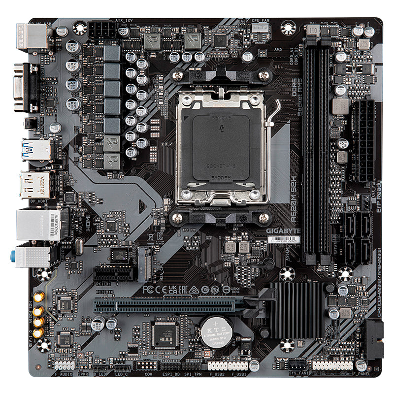 Motherboard Gigabyte A620M S2H Rev.1.0 AMD A620 Socket AM5 DDR5 Micro ATX