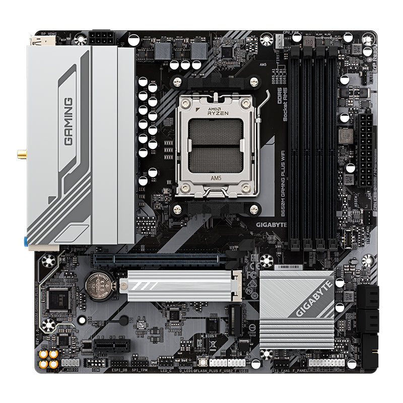 MOTHERBOARD GIGABYTE B650M GAMING PLUS WIFI AM5 MICRO ATX