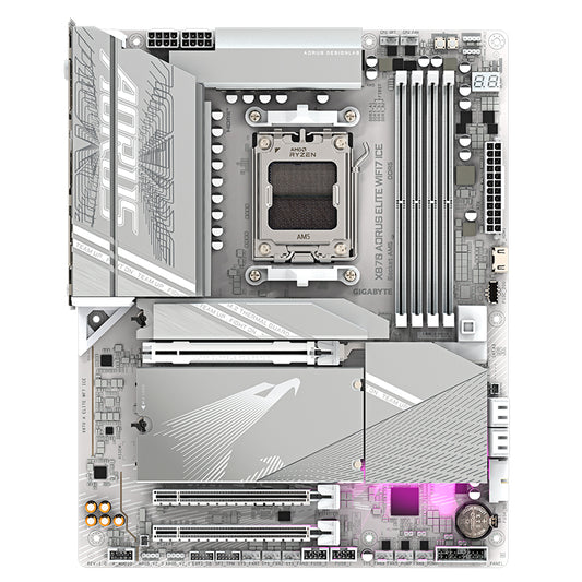 MOTHERBOARD GIGABYTE X870M A ELITE WIFI7 ICE AM5 MICRO ATX