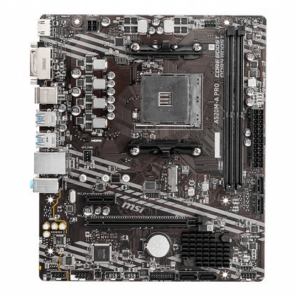 MOTHERBOARD MSI A520M-A PRO, CHIPSET AMD A520, SOCKET AMD AM4, MATX